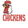 I'm talking to chickens saying
