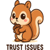 Eichhörnchen mit Trust Issues