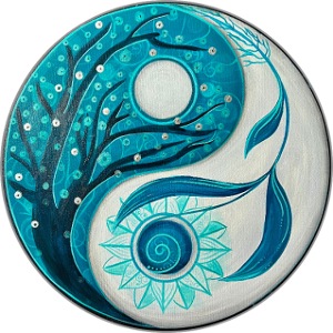 YinYang Mandala Baum
