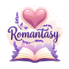 Romantasy Buch mit Lavendel & Blumen Design