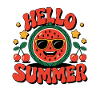 Happy Watermelon Summer Fun With