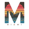 Miami Skyline Retro Sunset Design