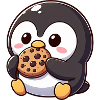 Cute Penguin Cookie Cartoon Dessert Sugar