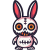 Hase Halloween Comic Lustig