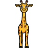 Giraffe Halloween Comic Funny