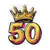 50 Number Crown