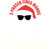 Stylish Santa Claus with sunglasses