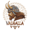 Wikinger Walhalla Runenhelm