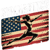 American Gymnastics Flag Jump