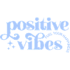 Vibes Positives Typography lavand