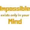 Impossible Mindset Typography