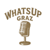 What's Up Graz Microphone Logo