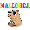 Mallorca Capybara Sonnenbrille Kokosdrink