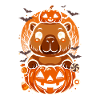 Capibara Halloween Pumpkins