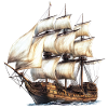 Historic Sailing Ship Sailing Art