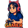 Gamer Cat Ear Avatar, Love Gaming 