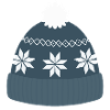 Nordic Snowflake Beanie
