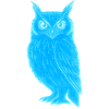 Blue GlowOwl Motif