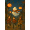 Mignon fantôme d’Halloween