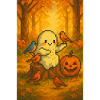 Ghost Autumn pixel art