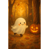 Minimalistischer Halloween Geist