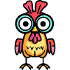 Chicken Halloween Comic Funny