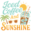 Iced coffee and sunshine
