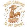 Wood carving is my sport