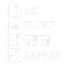 Eat Sleep Play Soccer Repeat