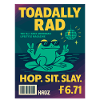 Toadally Rad Disco Frosch Magazin