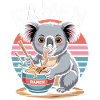 Ramen Koala at Retro Sunset