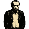 Noir Charles Bukowski portrait