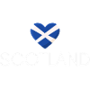 Heart with Scotland flag, Scottish pride