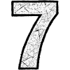 Cracked Seven Digit Pattern