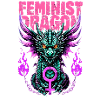 Feminist Dragon Shirt Feminism Gift