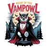 Vampowl Night Motif Vampire Owl