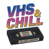 VHS & Chill Retro Tape Design