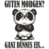 God morgon panda mycket tunn is
