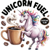 Einhorn-Brennstoff-Kaffeemagie