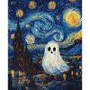 Ghost Van Gogh Style Starry Night