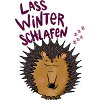Igel im Winterschlaf