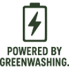 Grünwäsche Energie Schild