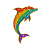 Glittering Rainbow Dolphin