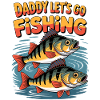 Daddy Lets Go Fishing Cartoon