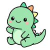 Pastel Dino Cuddle Design