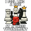 A Dice at a Chess Tournament