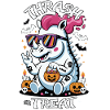 Halloween Rhino with sunglasses
