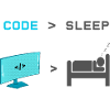 Code vs Sleep: Coder im Schlafmodus