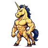 Licorne musclée