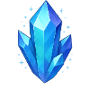 Blue Crystal Cluster